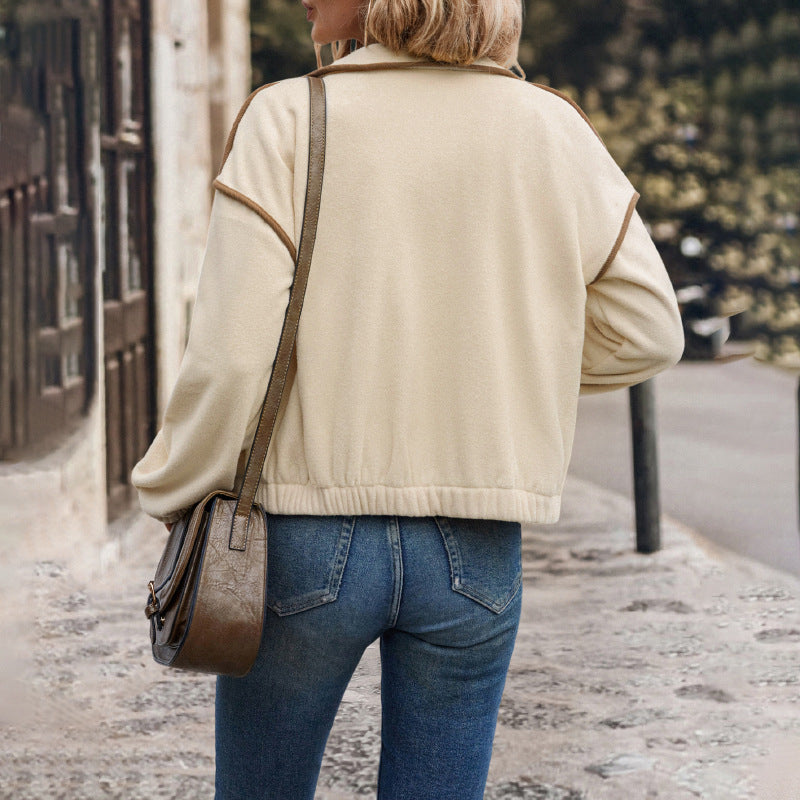 • Veste beige essentielle – confort et élégance au quotidien