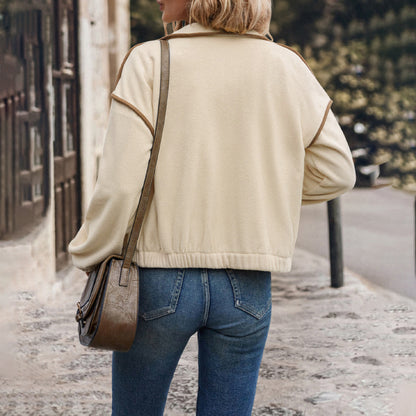 • Veste beige essentielle – confort et élégance au quotidien
