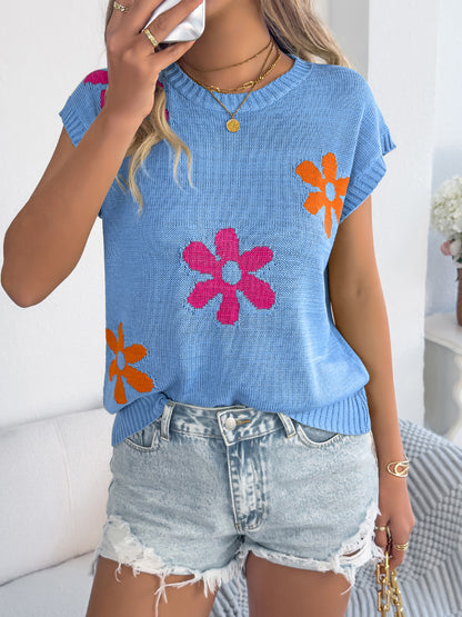 Haut de vacances floral pour femme